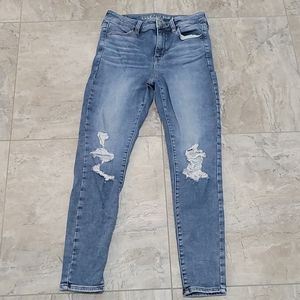 AEO 10R Distressed Jeggings